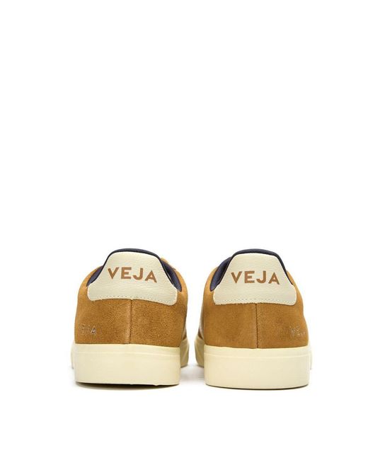 Veja Metallic Campo Trainers Tan for men