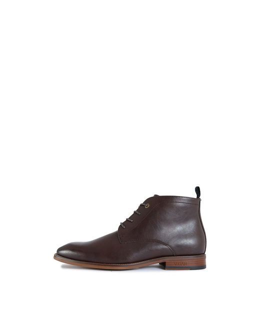 V.Gan Brown Espresso Chukka Boots for men