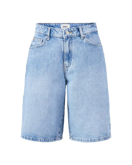 ONLY Blue Sonny High Waisted Shorts