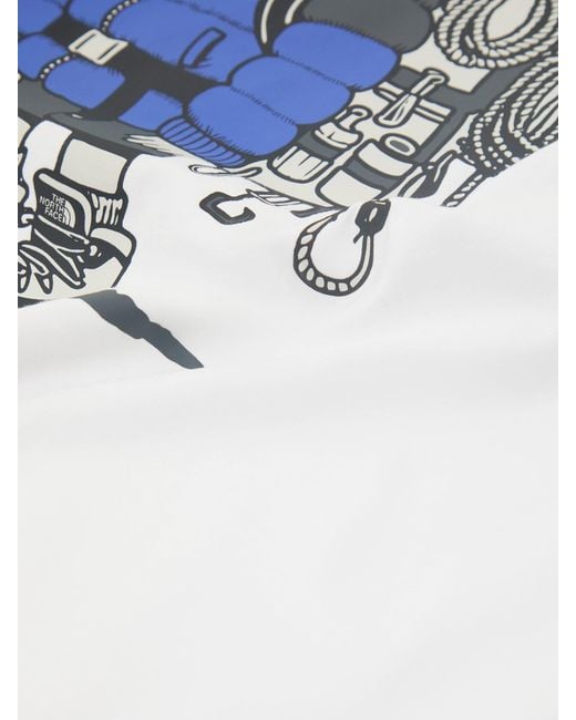 The North Face White Gear Up Get Out Relaxed Graphic T-Shirt for men