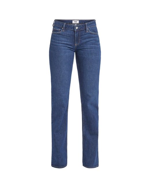PAIGE Blue Women's Sloane Low Rise Bootcut Jeans