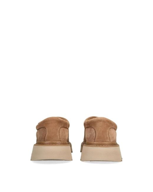 Ugg Brown Tasman Lug Suede Mules for men