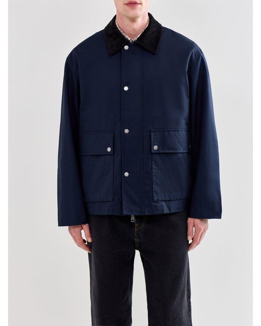 SELECTED Blue Kyle Organic Field Jacket for men