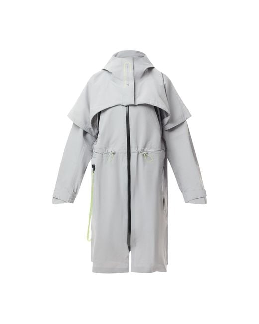 Adidas By Stella McCartney Gray Women's Truenature Rain.rdy Coat