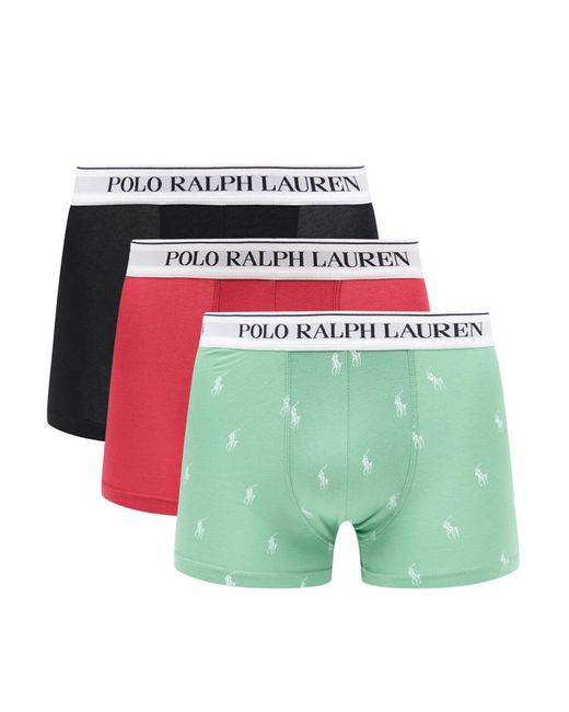 Polo Ralph Lauren Multicolor Men's Classic Stretch-cotton Trunk 3-pack for men