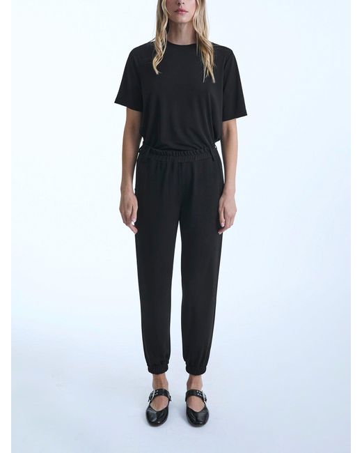 James Lakeland Black Jersey Joggers