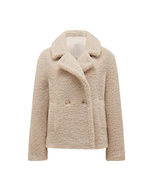 Forever New Natural Analise Borg Jacket