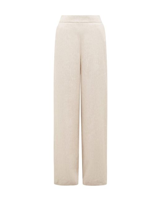 Forever New White Martha Wide Leg Pants