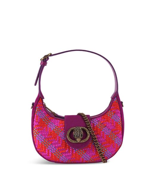 Kurt Geiger Pink Small Chelsea Hobo Bag