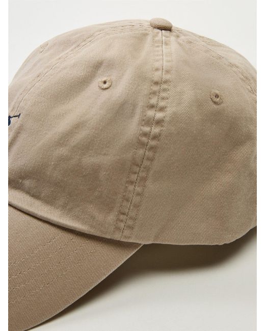 Polo Ralph Lauren Natural Sports Logo Cap Nubuck for men