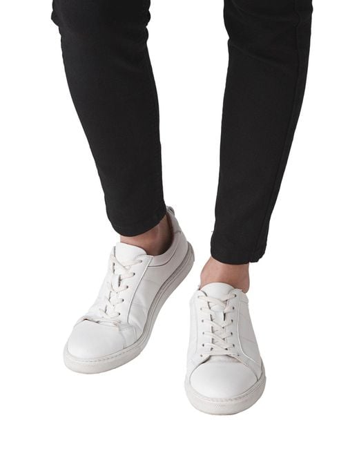 Whistles White Women's Koki Lace Up Trainer