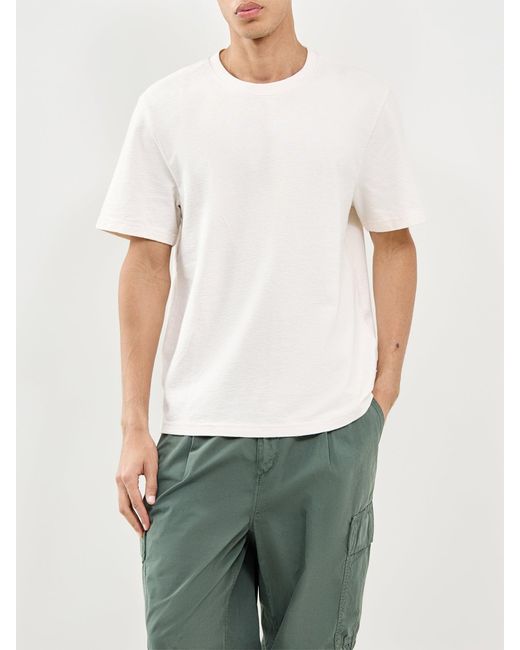 Wax London White Dean Ss Tee Jolt for men