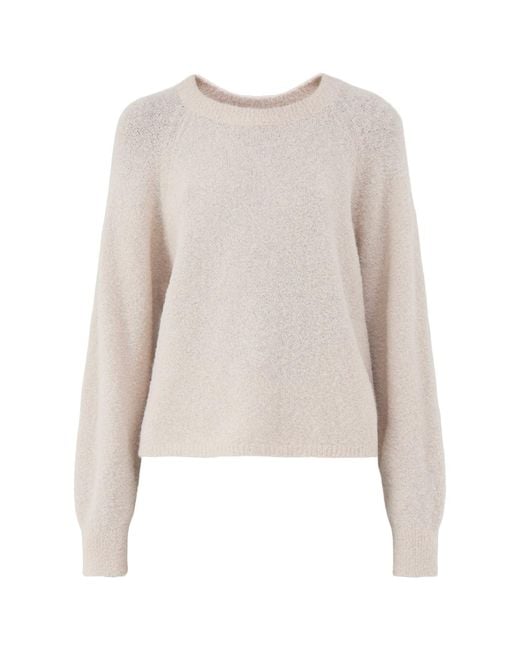 Marella White Alpaca Blend Ala Sweater
