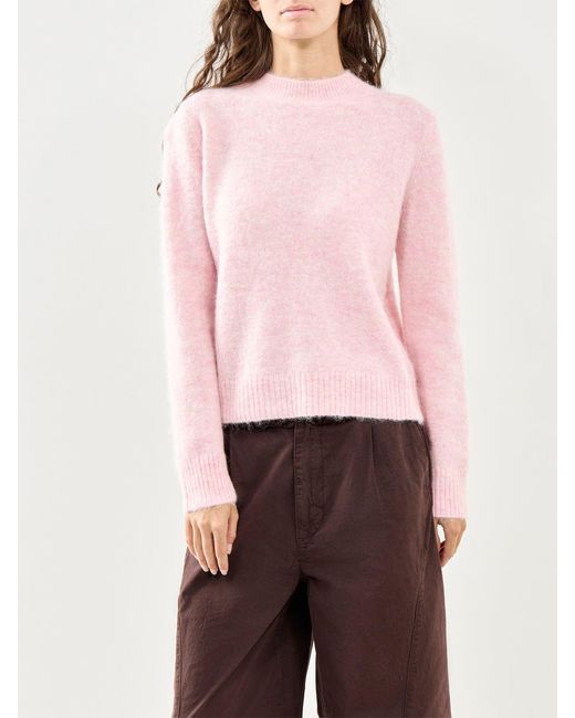 Nobody's Child Pink Alpaca Long Sleeve Neat Fit Jumper