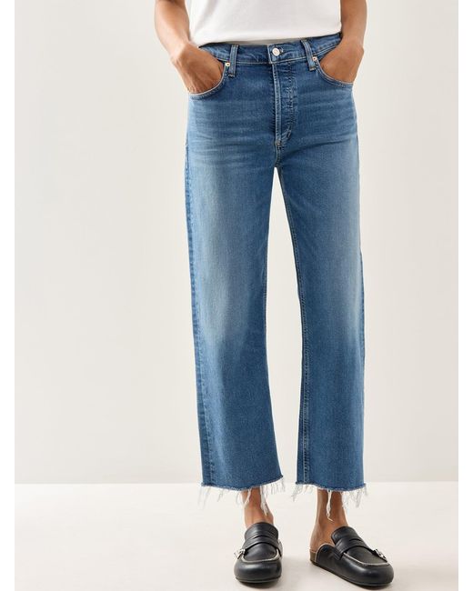 Citizens of Humanity Blue Florence Straight Jeans