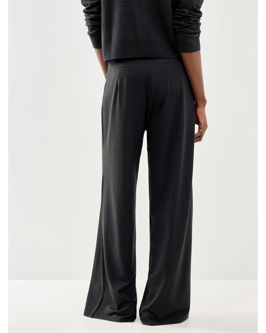 Eileen Fisher Black Women's High Waisted Wide Pants