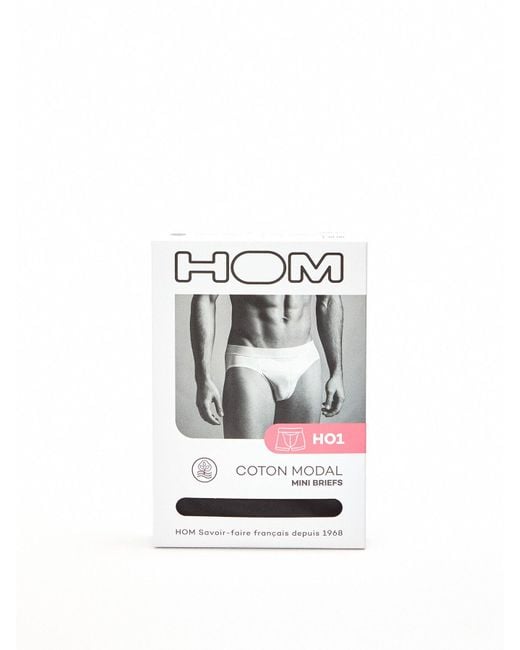 Hom Black Ho1 Mini Briefs Ho1 for men