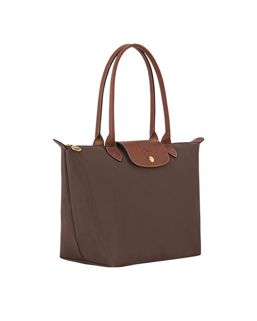 Longchamp Brown Le Pliage Original Tote Bag Medium