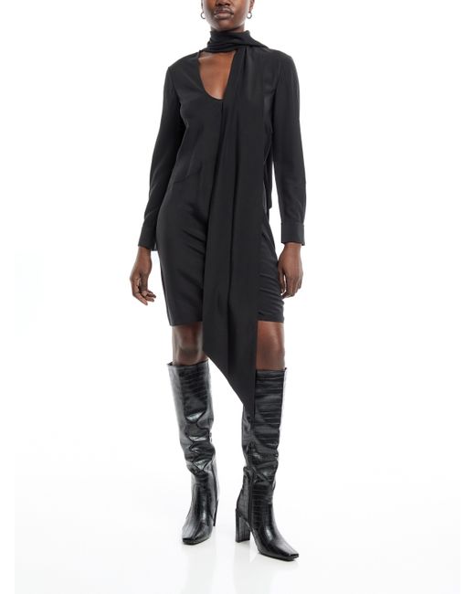 Helmut Lang Black Women's Scarf Dress