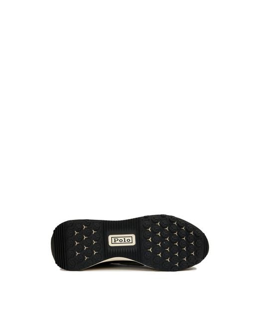 Polo Ralph Lauren Green Train 89 Suede Trainers for men
