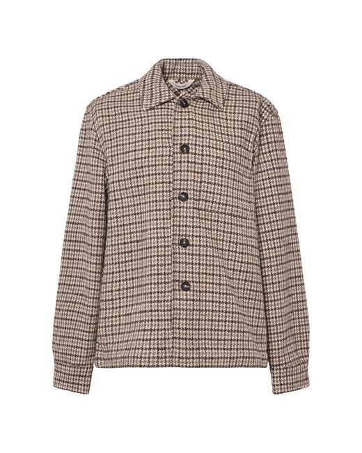 SELECTED Blue Blend Undyed Overshirt Multi, Wool for men