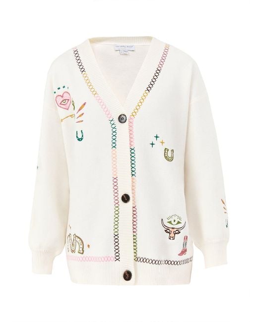 Never Fully Dressed White Western Martha Cardigan