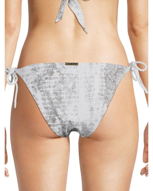 Heidi Klein White Core Tie Triangle Bottom