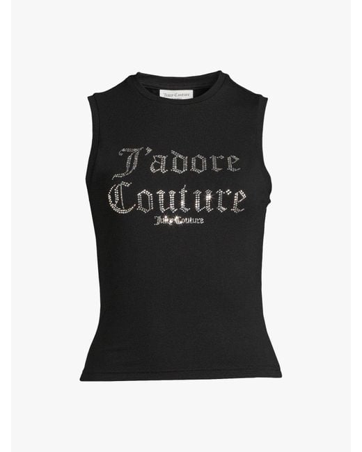 Juicy Couture Black Women's Jadore Couture Tank