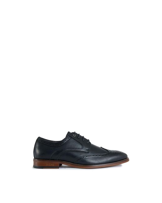 V.Gan Blue Mocha Brogue Shoes for men