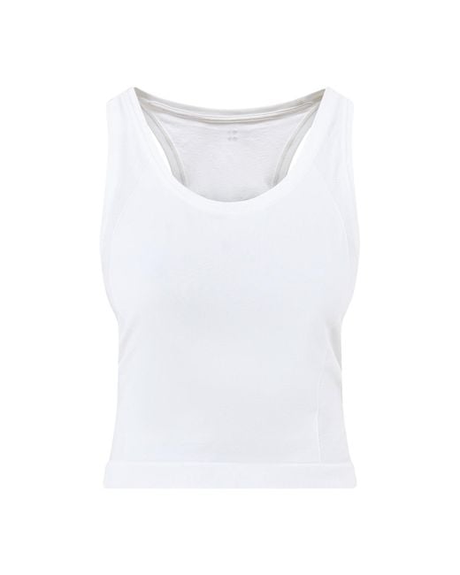 Sweaty Betty White Women's Athlete Crop Seamless Gym Vest