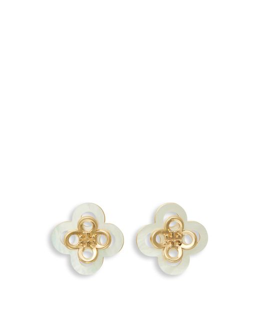 Tory Burch Metallic Women's Kira Clover Earrings