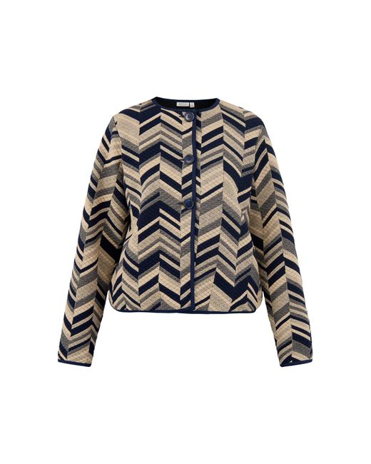 Masai Black Majuanta Jacquard Long Sleeve Jacket
