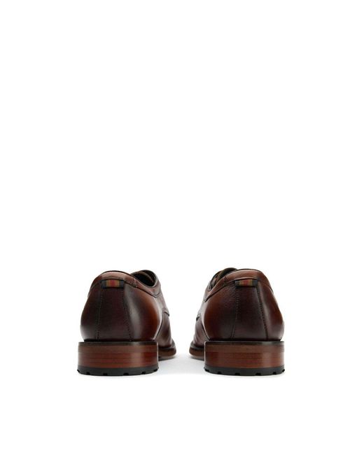 Sole Crafted Brown Level Derby Shoes for men