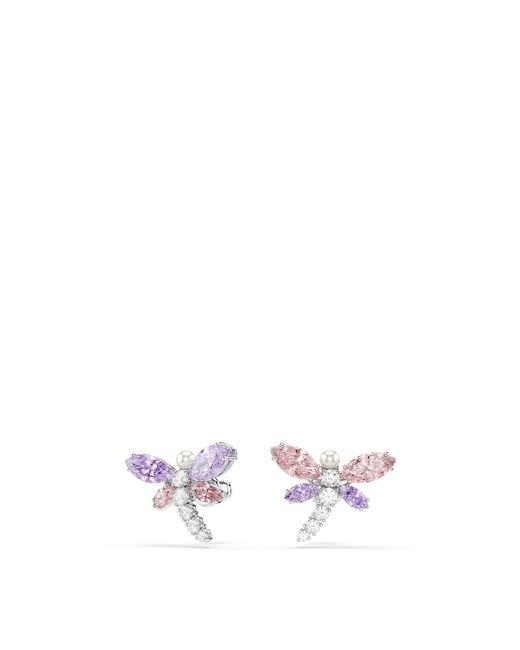 Swarovski White Crystal Ear Jacket Earrings