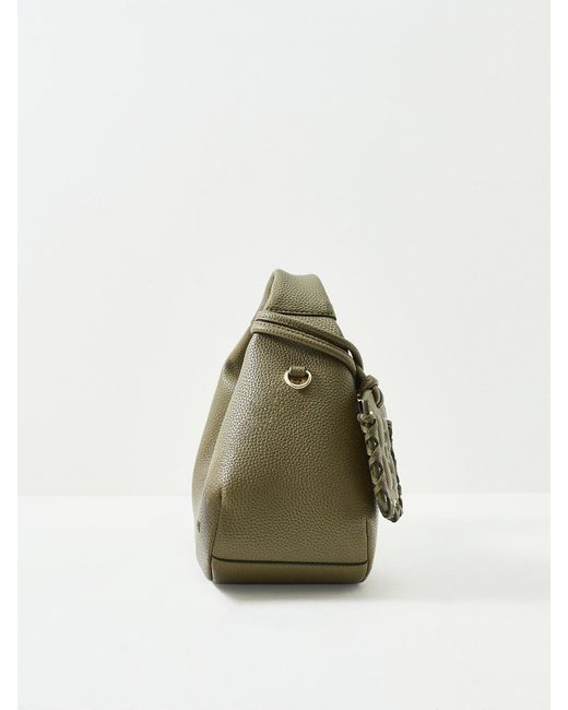Ganni Green Hobo Mini Tote Bag
