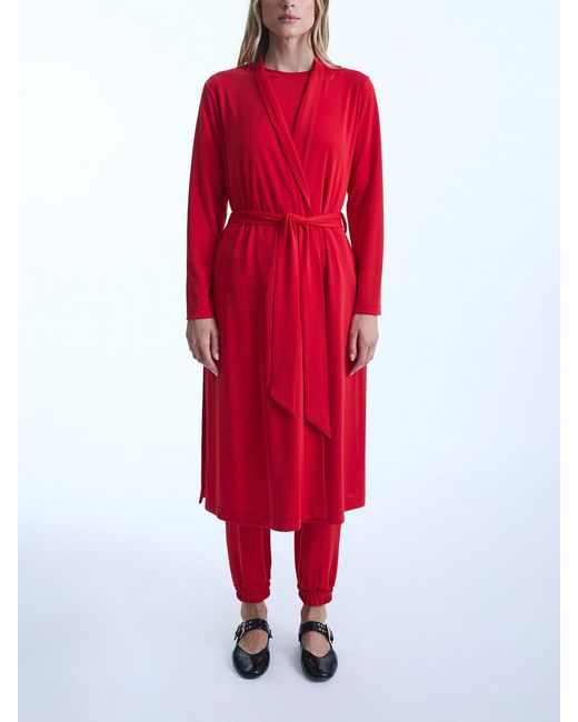 James Lakeland Red Long Cardigan