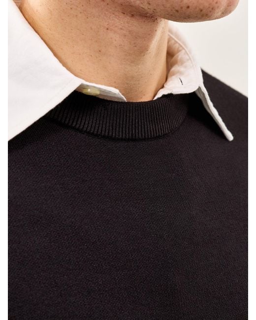 SELECTED Green Teller Relaxed Crew Neck Sweatshirt for men