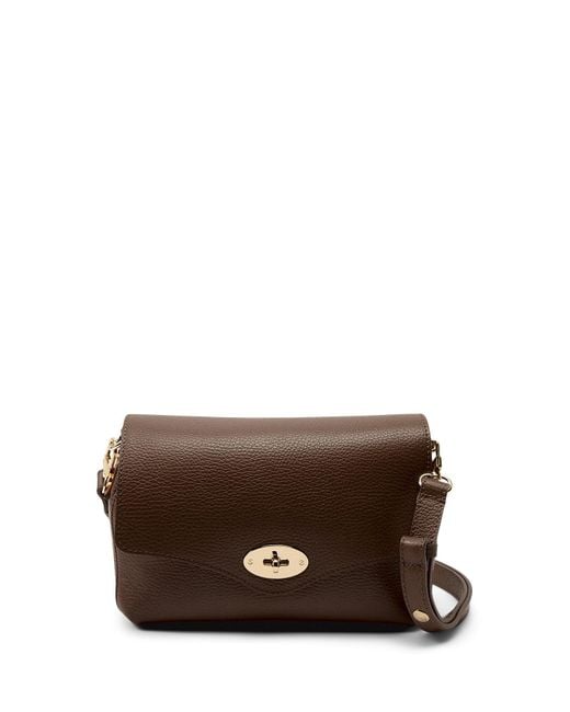 Apatchy London Brown The Maddie Midi Chocolate Bag