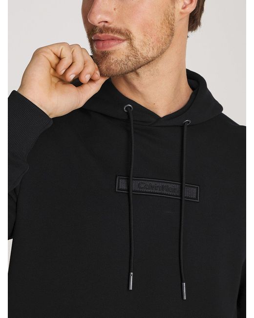 Calvin Klein Black Logo Hoodie for men