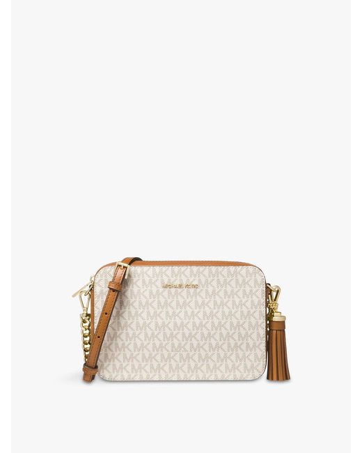 Michael Kors Natural Md Logo Camera Bag