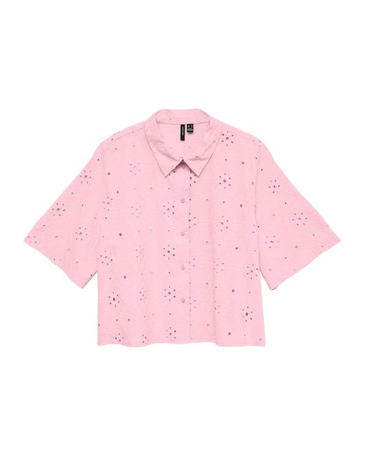 Vero Moda Pink Short Sleeve Shirt