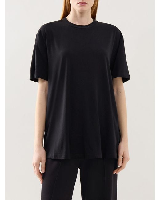 Varley Black Leighton Boyfriend Tee