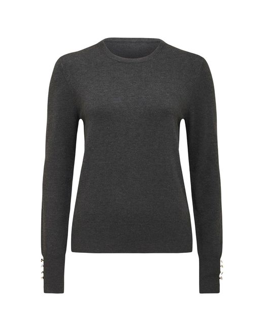 Forever New Black Women's Katie Crew Neck Jumper