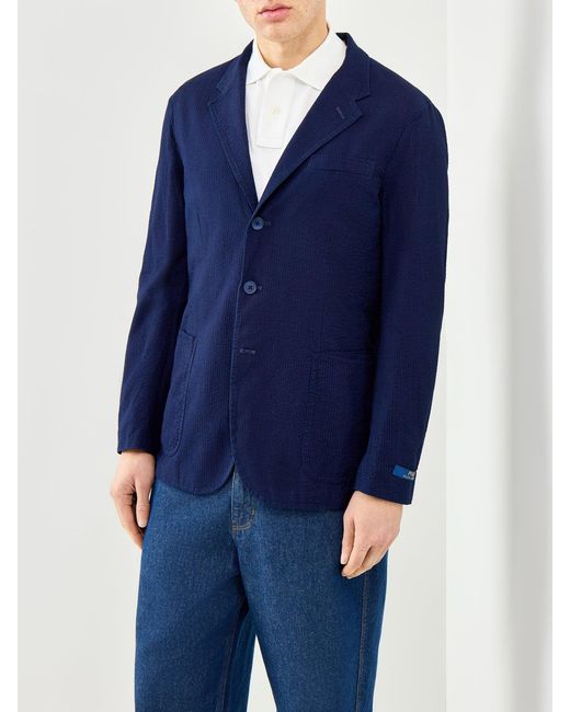 Polo Ralph Lauren Blue Seersucker Pinstripe Blazer for men