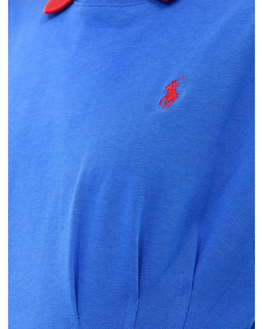 Polo Ralph Lauren Blue Mini T-Shirt Dress