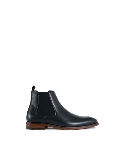 V.Gan Black Affogato Chelsea Boots for men