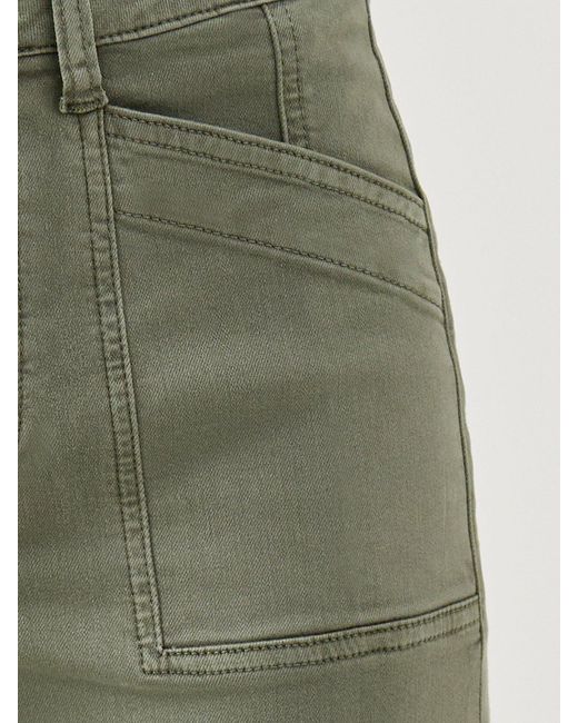 PAIGE Green Quincy Ankle Jeans