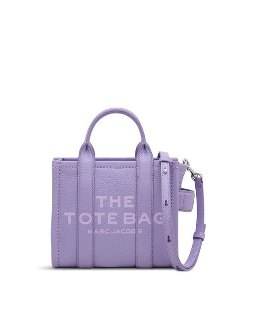 Marc Jacobs Purple Women's The Leather Mini Tote Bag