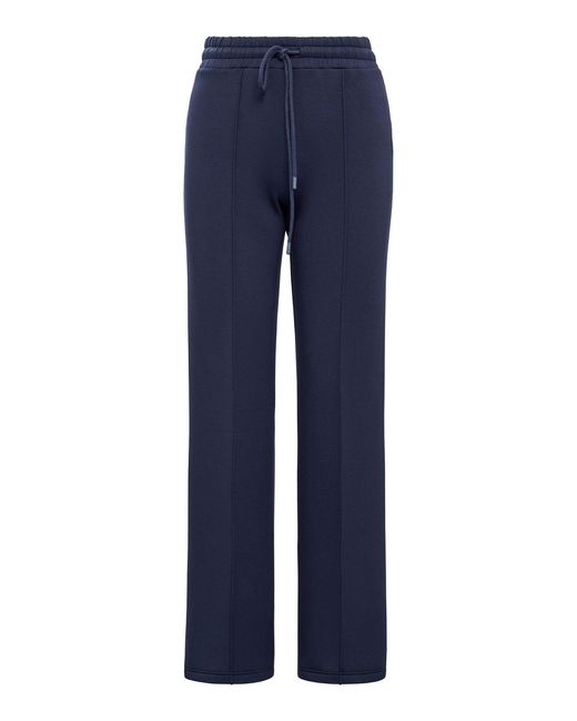 Forever New Blue Tiana Wide Leg Track Pants