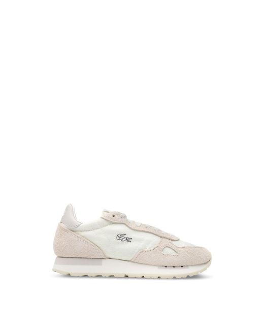 Lacoste White Partner Trainers
